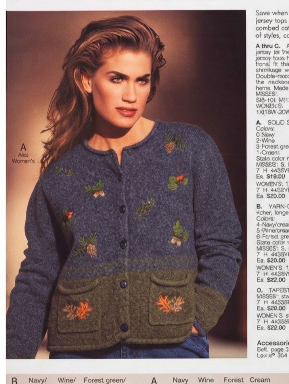 croft & barrow Y2K Vintage Fall Sweater